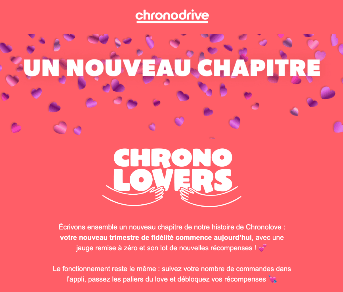 Illustration de l'article : Nouveau trimestre de fidélité chez Chronodrive : nouvelles récompenses !