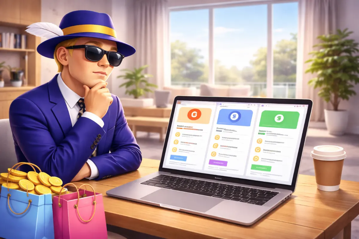 Stan du site LeParrain.com compare les offres de cashback entre Poulpeo, iGraal et Widilo.