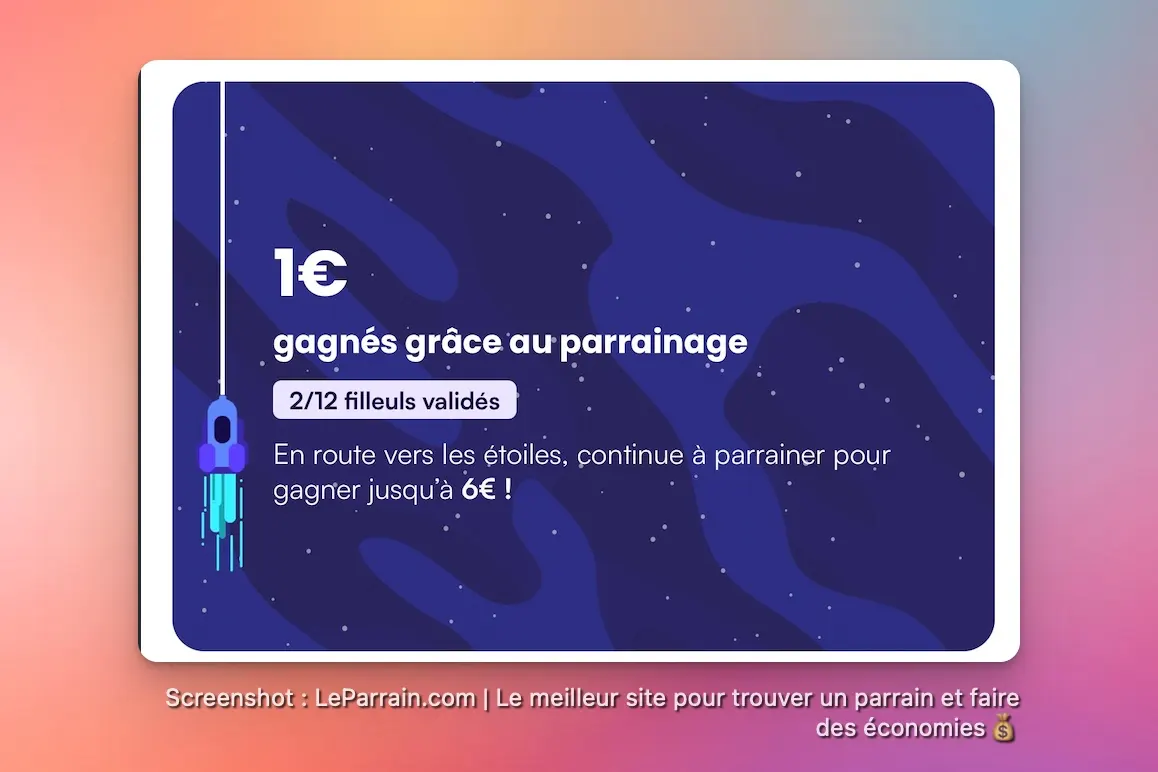 Le parrainage 10% de nouveau boosté en ce moment !