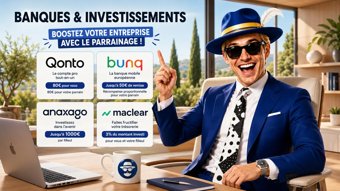 Meilleurs comptes pro et solutions financières avec parrainage