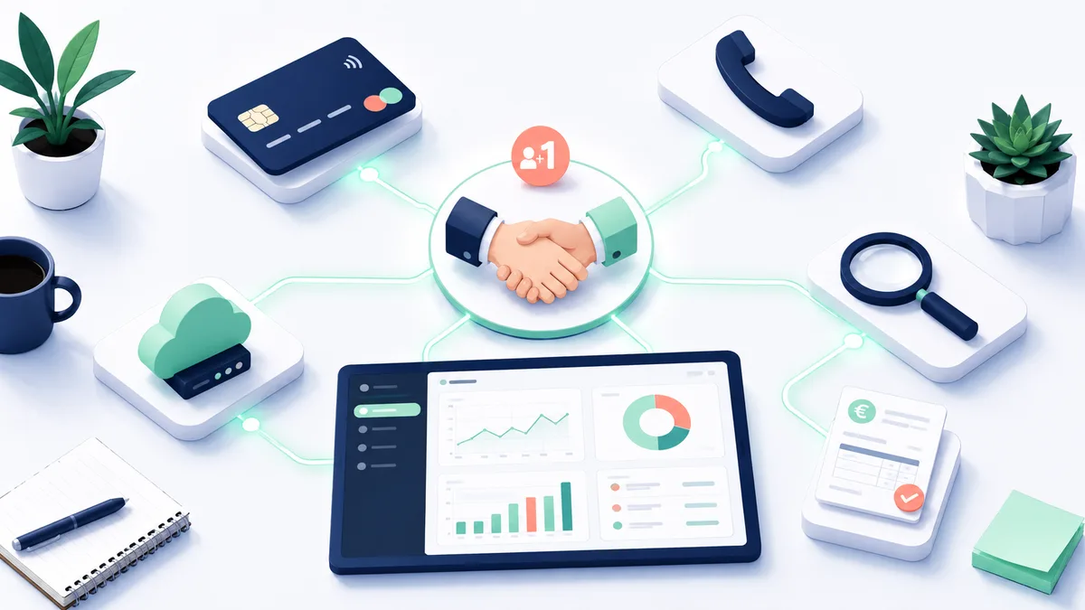 Les grandes familles d'outils pros qui récompensent le parrainage : compte bancaire, téléphonie, SEO, cloud, facturation