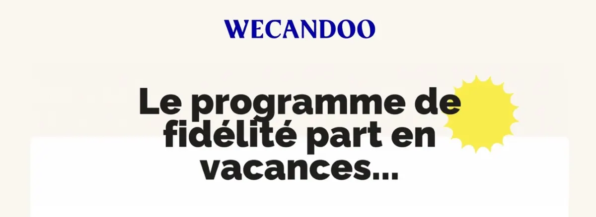Vous avez une cagnotte WeCanDoo issue du parrainage ? Dernier jour pour l'utiliser !