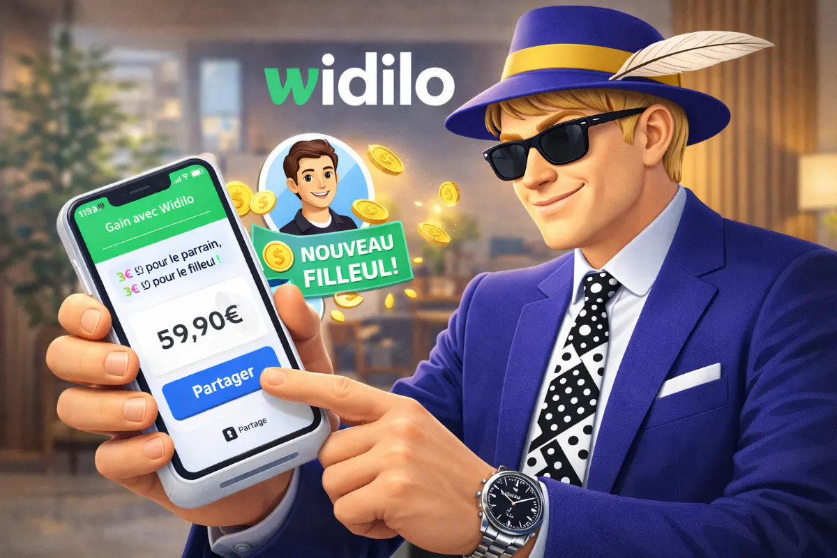 Widilo : parrainage méga boosté jusqu'au 1er Avril !