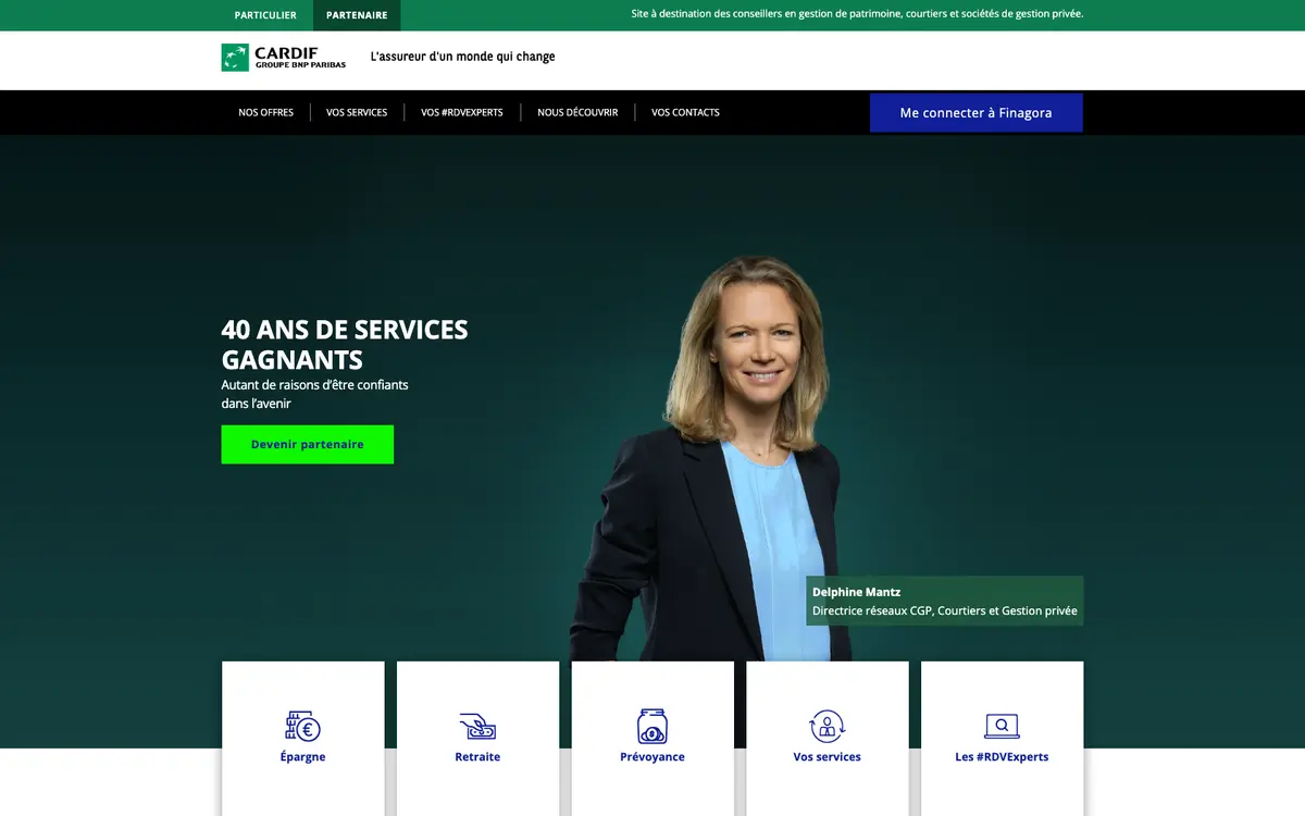 Capture d'écran 2 du programme de parrainage Cardif
