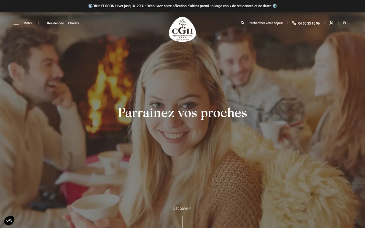 Page programme de parrainage CGH Résidences