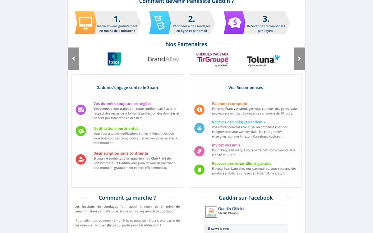 Aperçu du site Gaddin