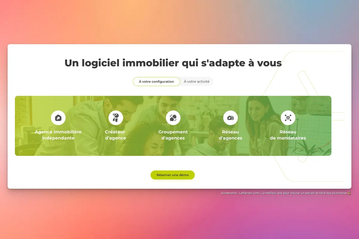 Capture d'écran 6 du programme de parrainage Hektor (La Boite Immo)