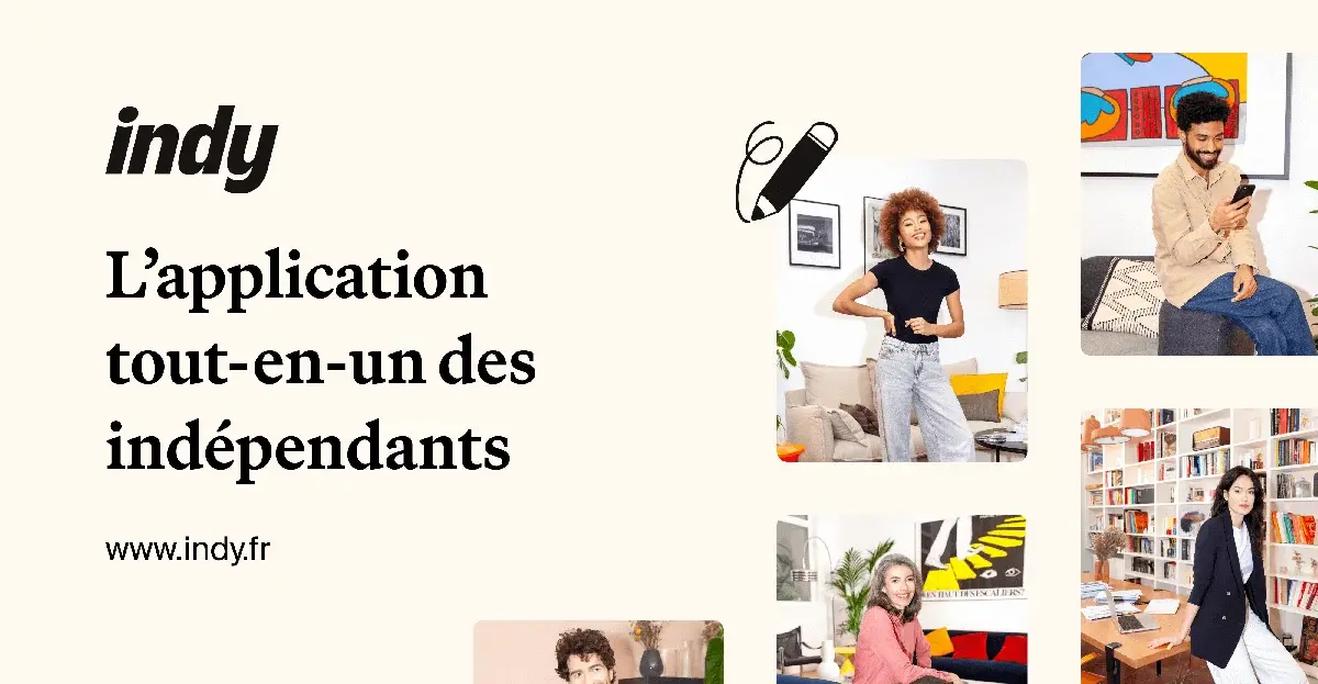Capture d'écran de Indy : Comptabilité en ligne, compte pro et facturation
