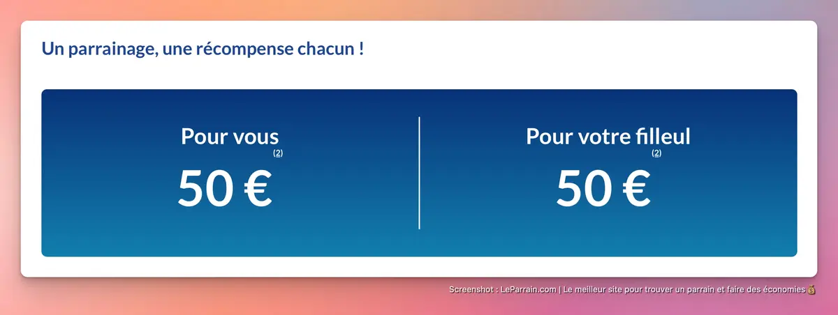 Capture d'écran 3 du programme de parrainage La Banque Postale