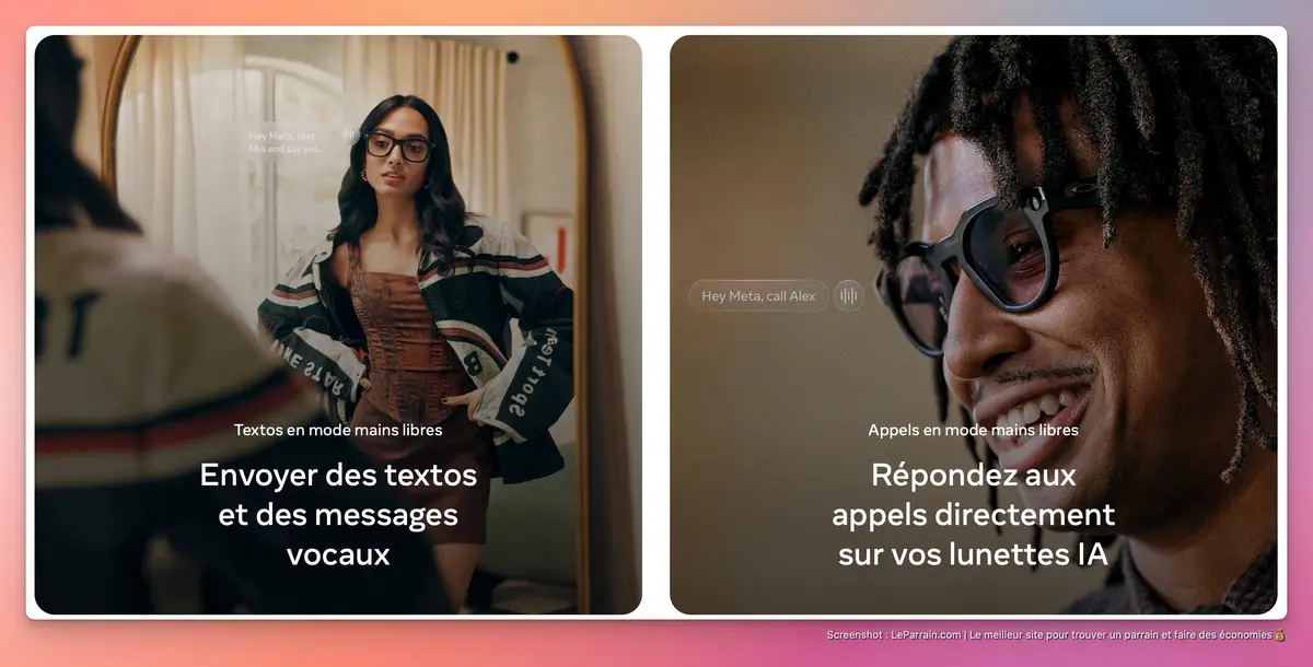 Capture d'écran 3 du programme de parrainage Meta