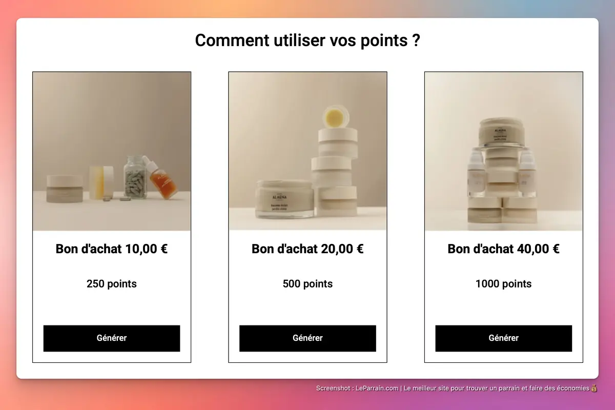 Capture d'écran 11 du programme de parrainage Nowa