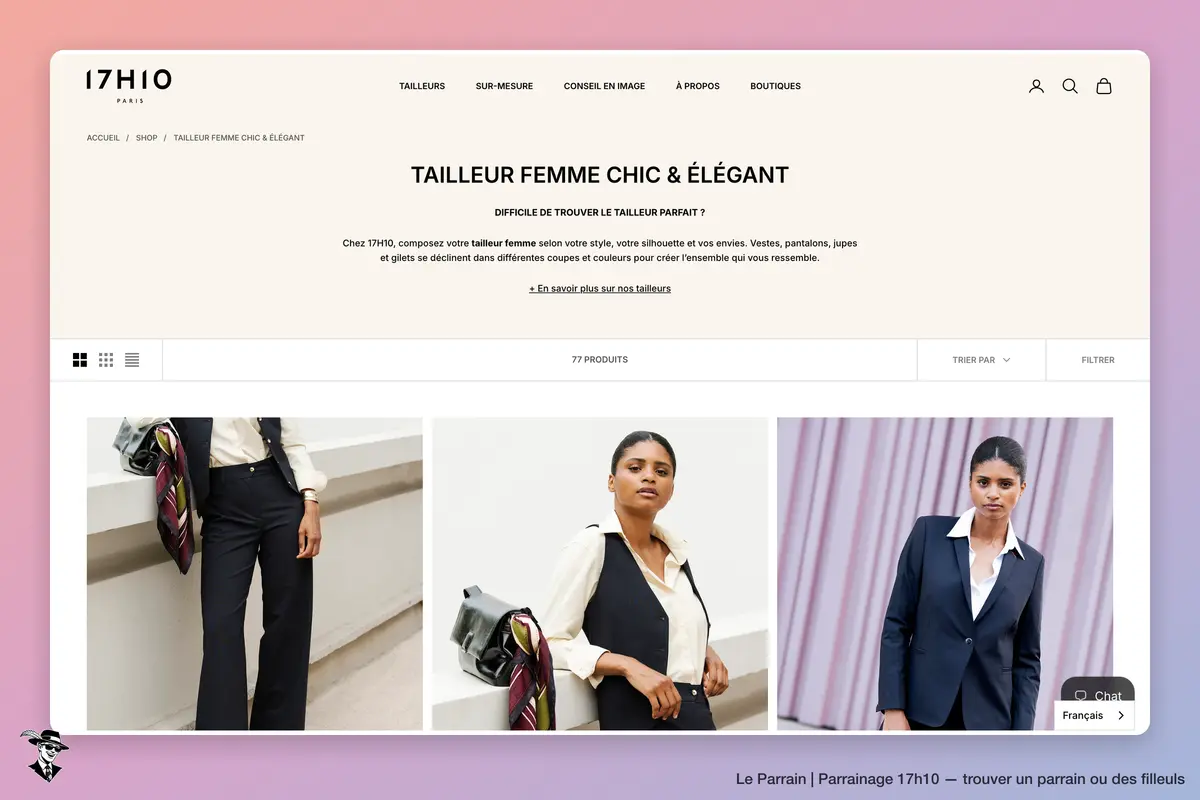 Page catégorie de 17h10