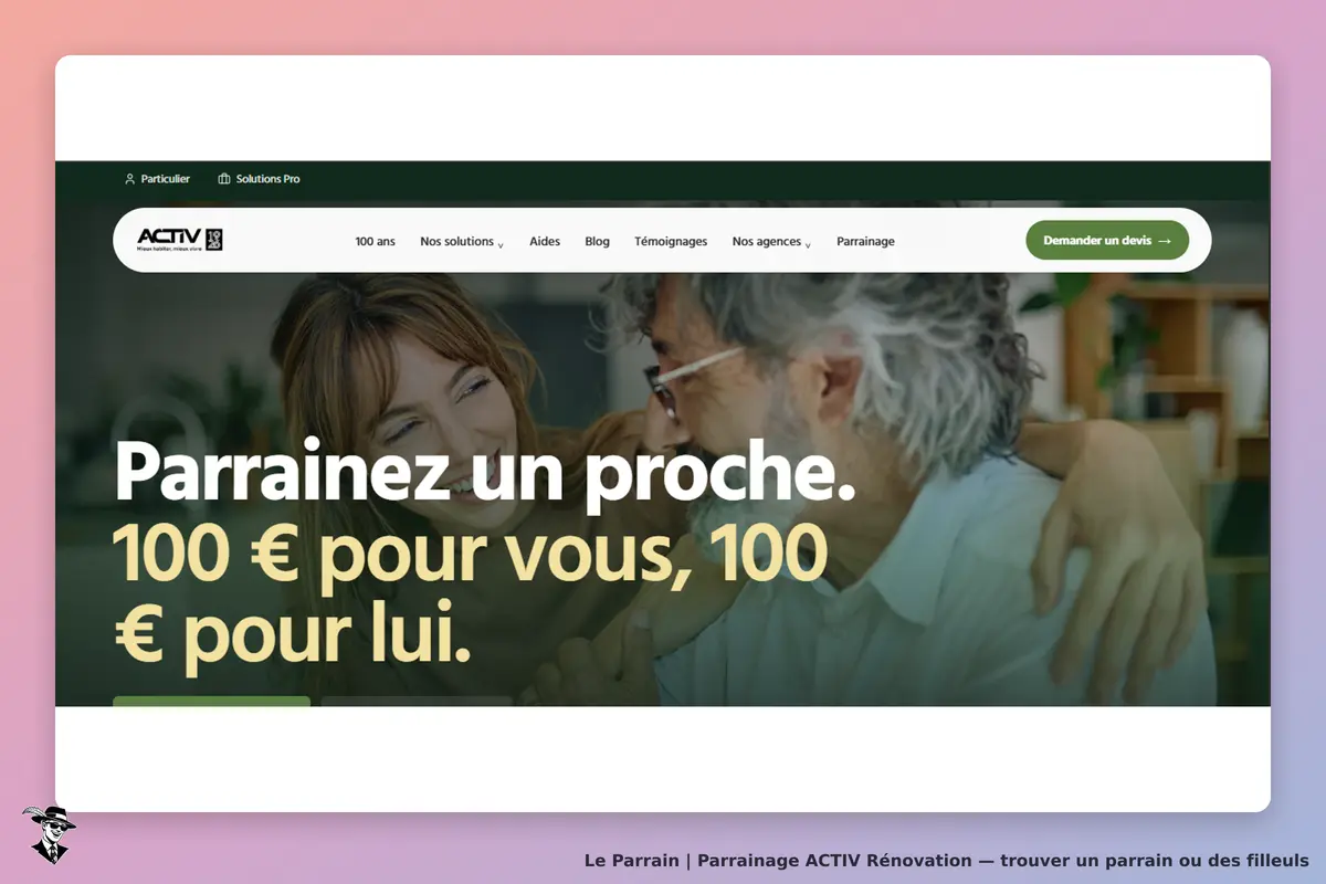 condition parrainage