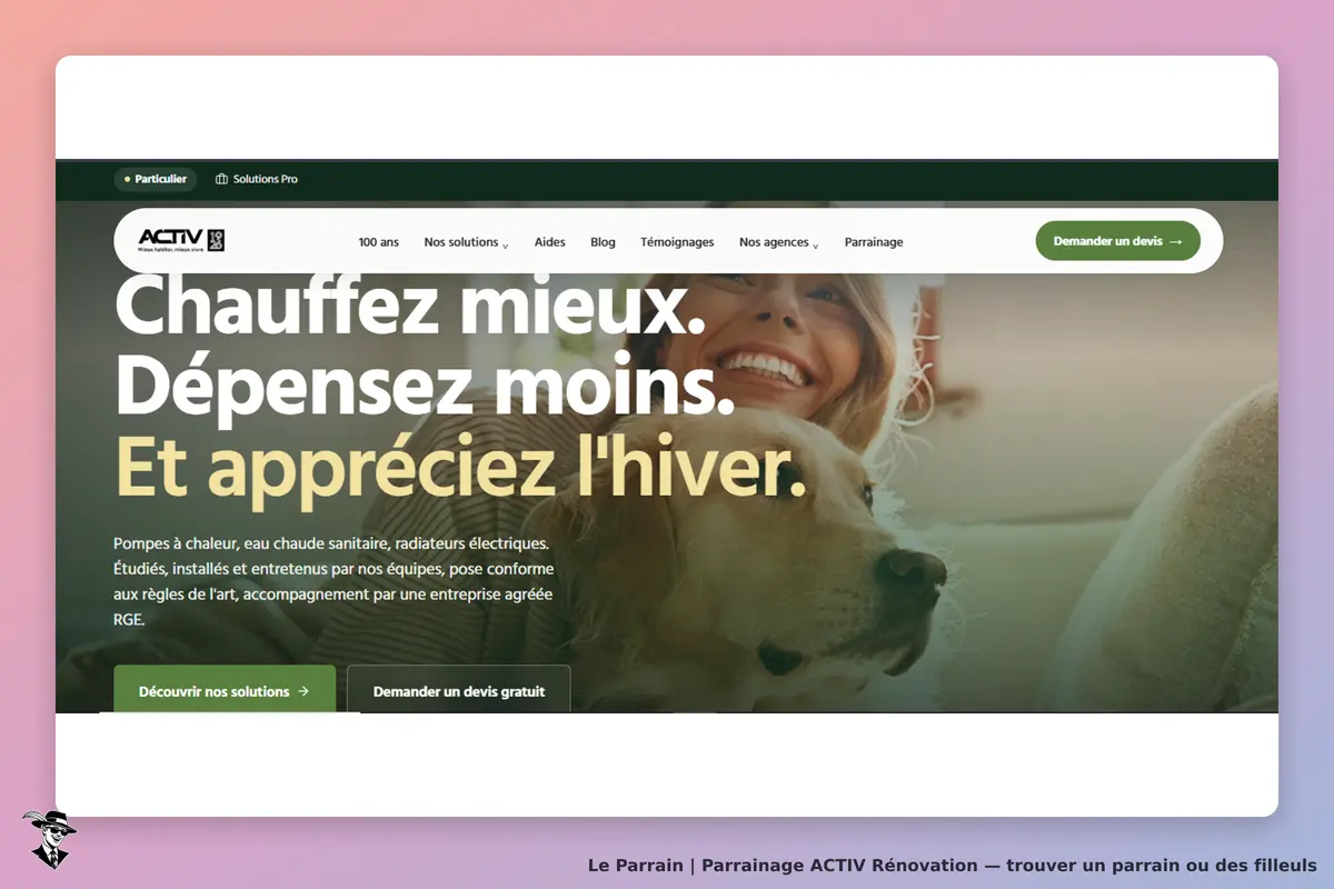 page oficiel