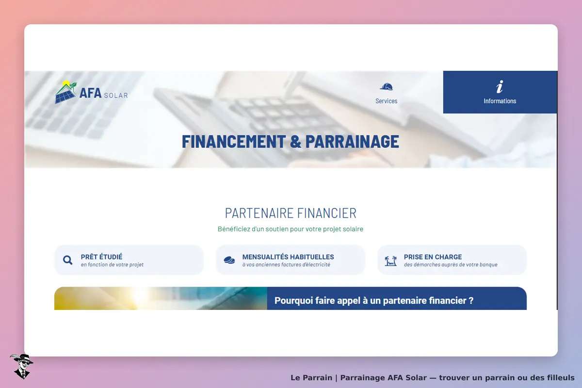 condition parrainage