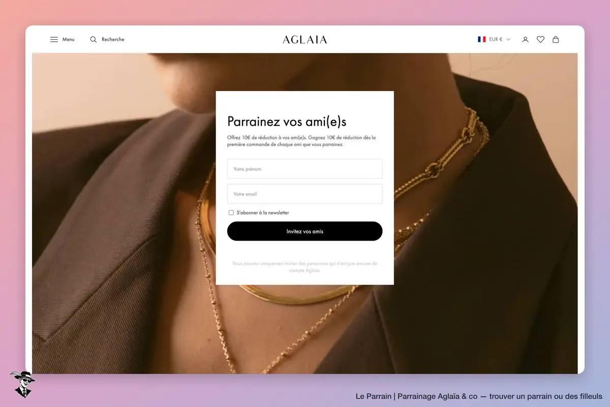 Page parrainage de Aglaïa & co