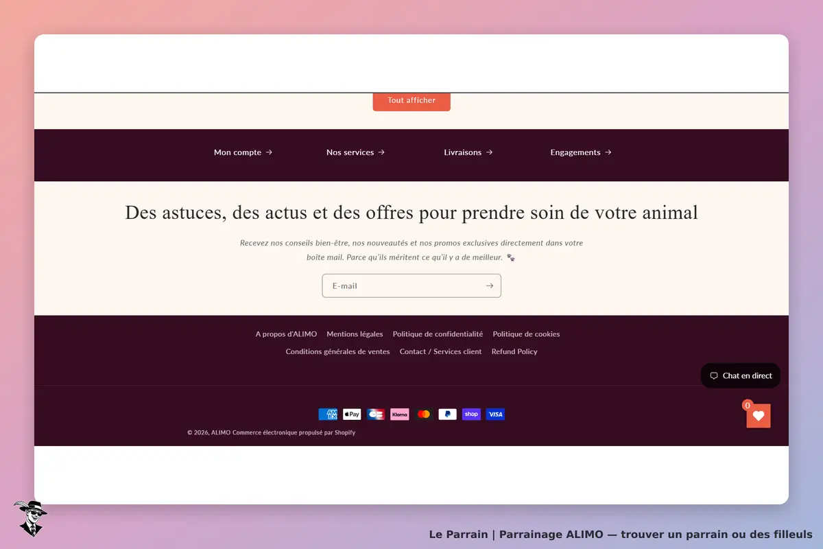PAGE D'aaccueil