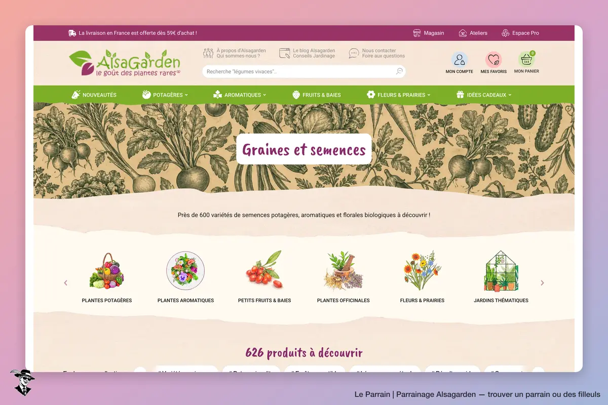 Page catégorie de Alsagarden