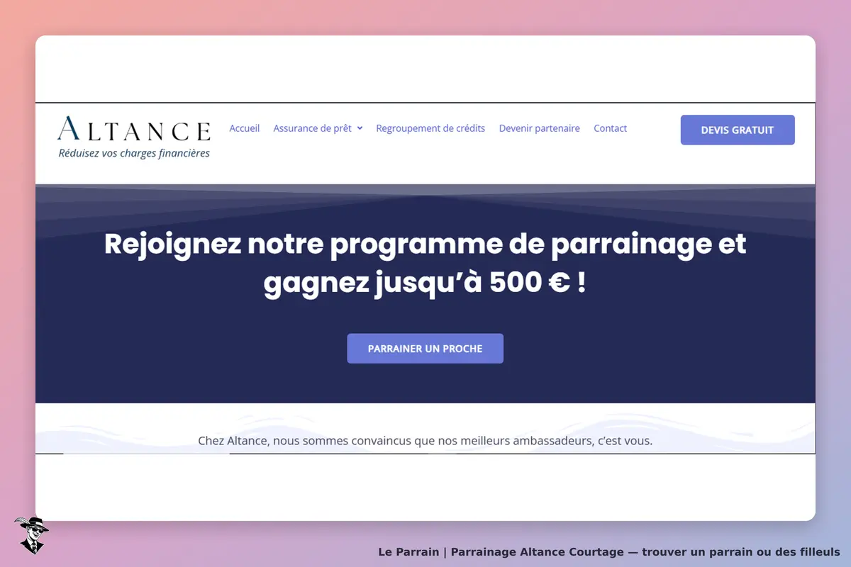condition parrainage