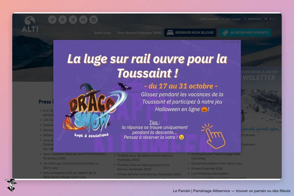 Capture d'écran de Altiservice