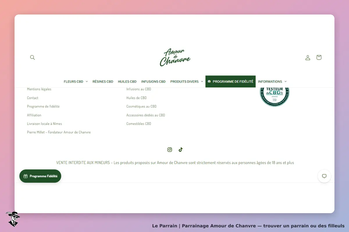 PAGE D'accueil