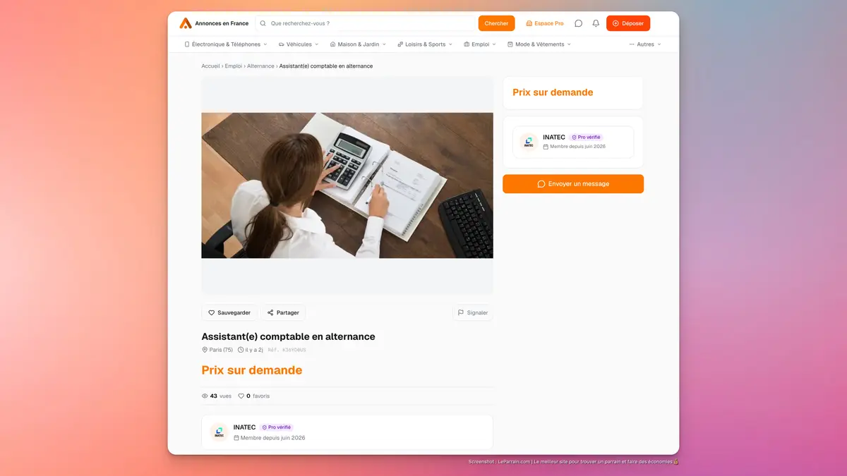 Capture Annonces en France