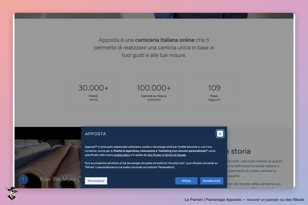 Capture d'écran de Apposta