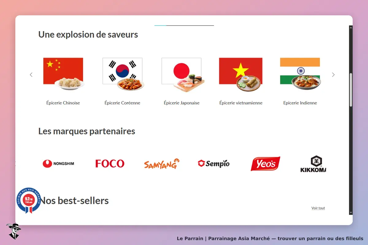 Asia Marché : présentation des épiceries asiatiques et des marques partenaires
