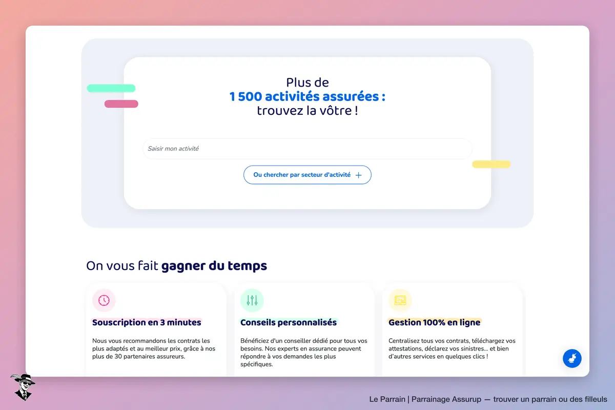 Capture d'écran de Assurup
