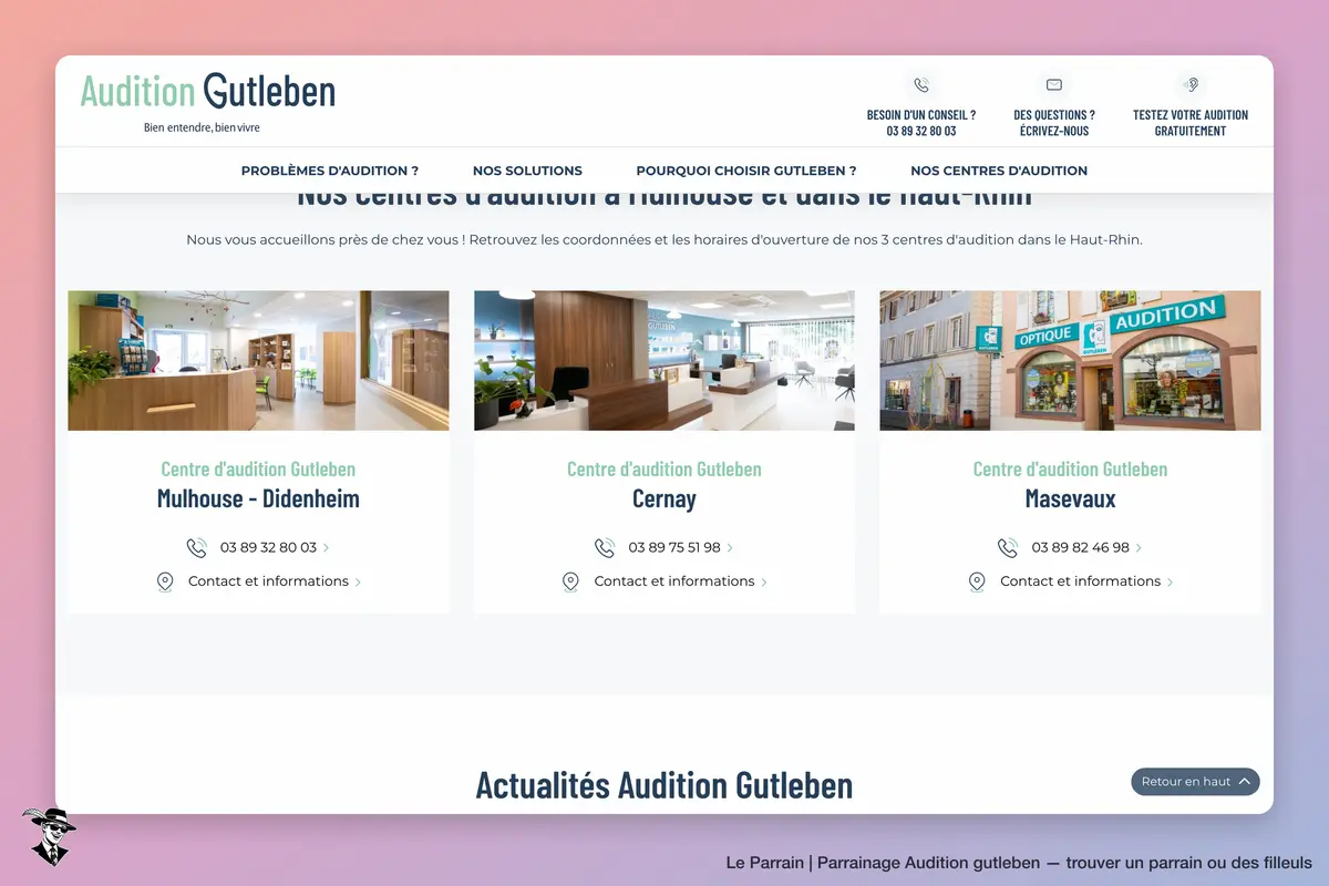 Capture d'écran de Audition gutleben