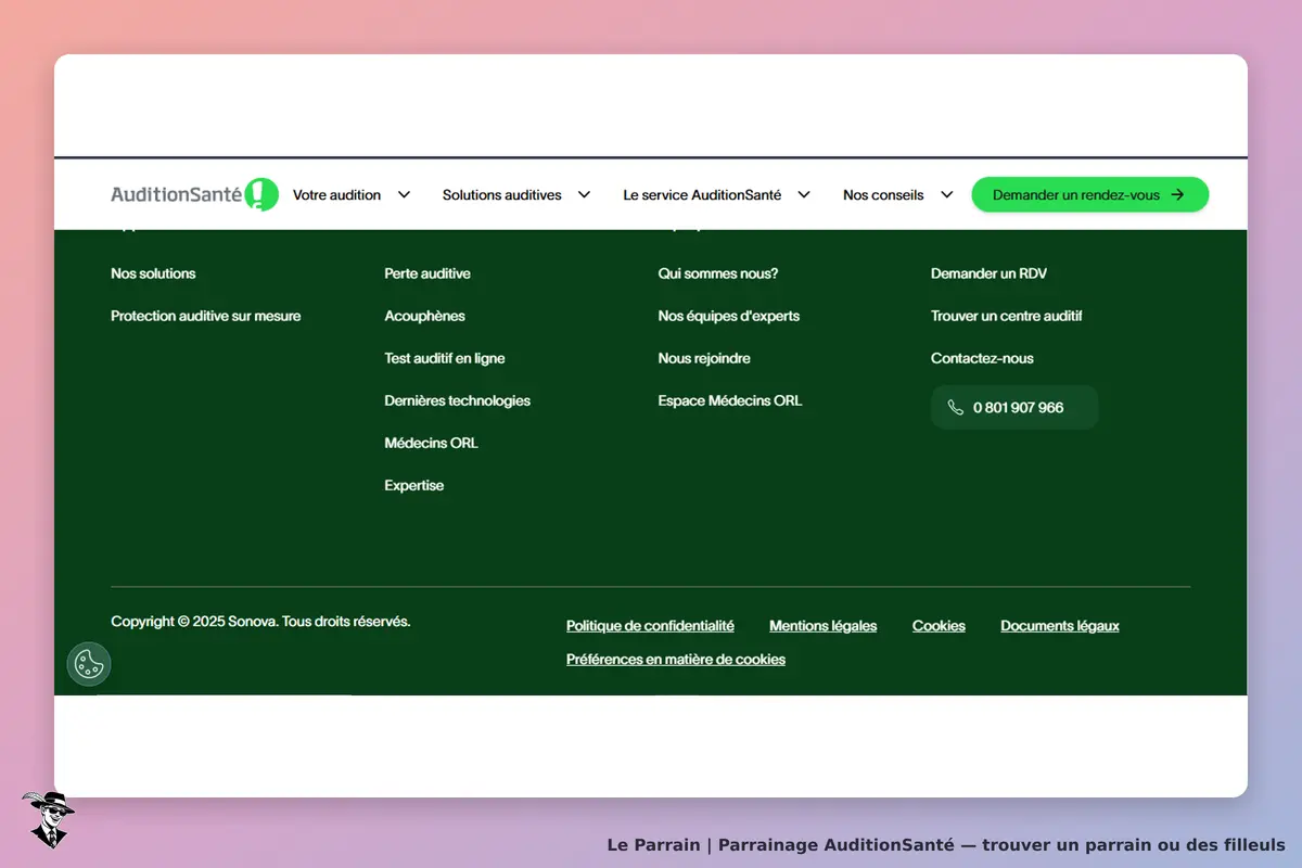 condition parrainage