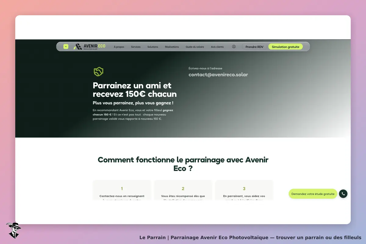 condition parrainage
