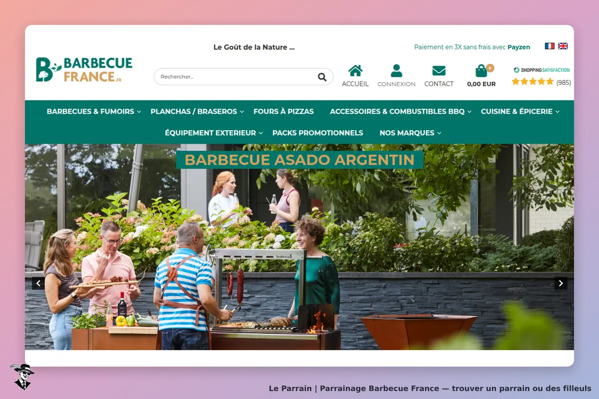 Barbecue France : une scène de barbecue avec des personnes et des plats en extérieur