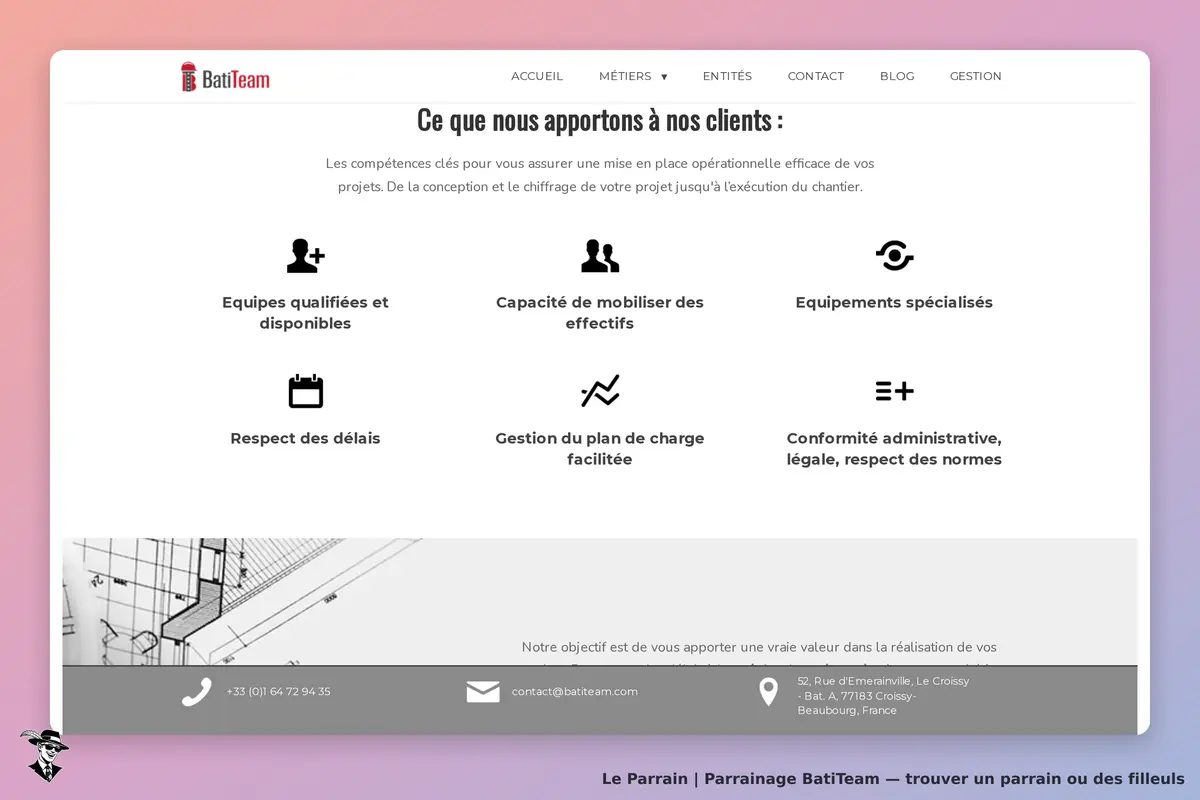 Capture d'écran de BatiTeam
