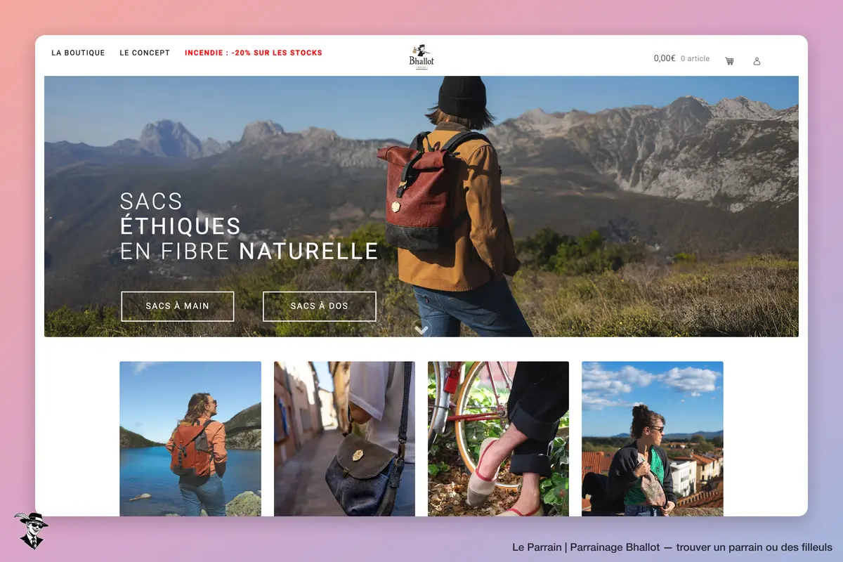 Page d'accueil de Bhallot