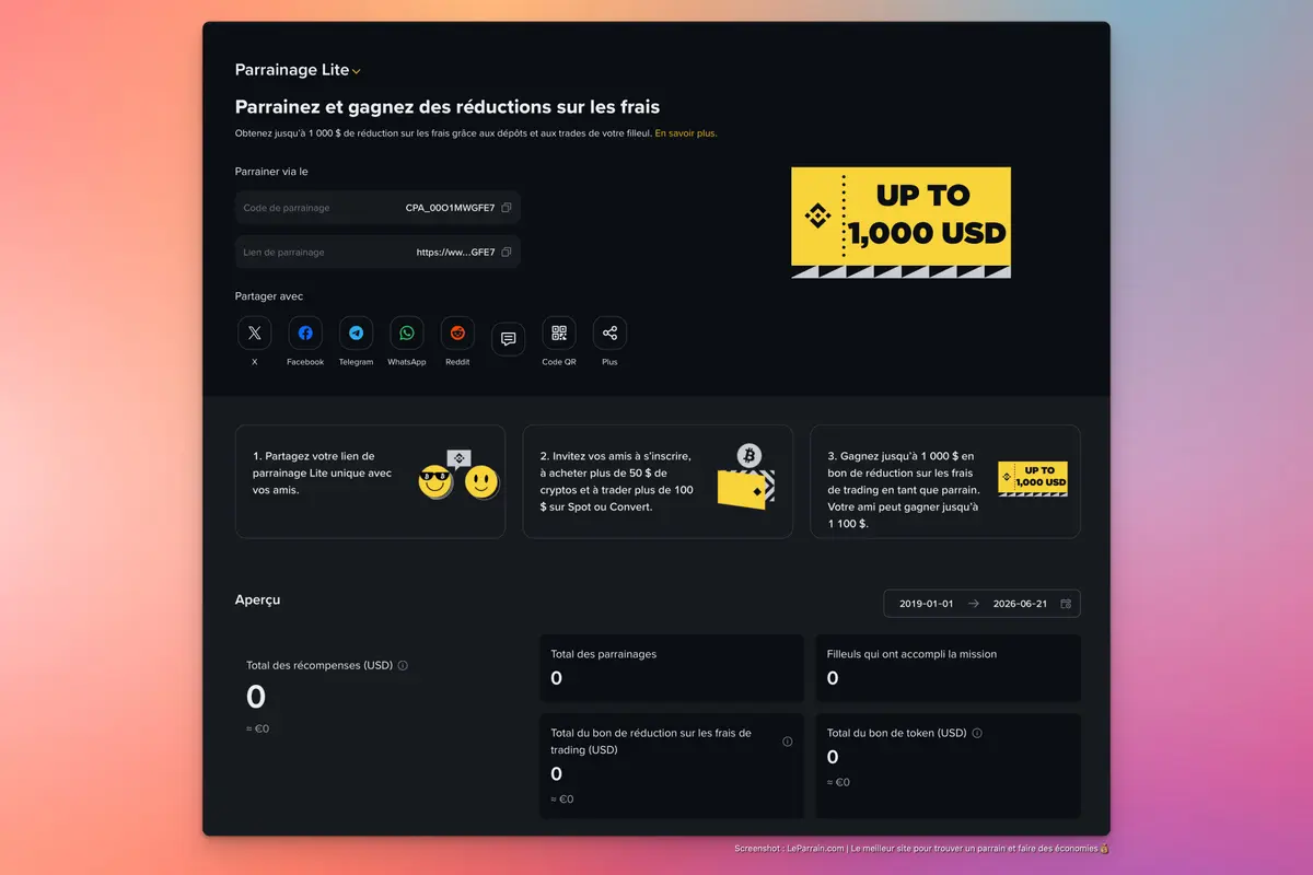 Capture Binance