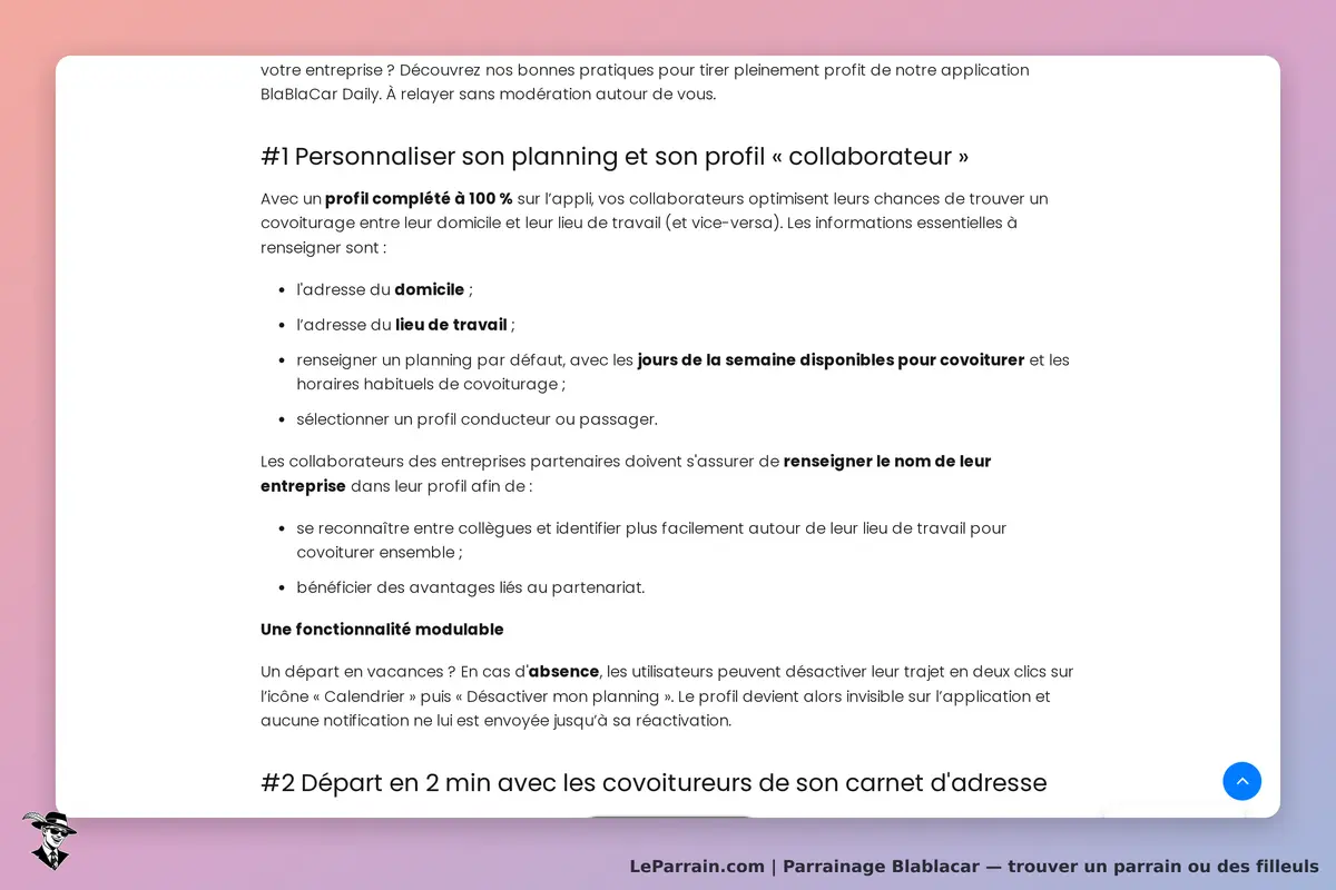Blablacar : conseils pour personnaliser son profil collaborateur et optimiser le covoiturage