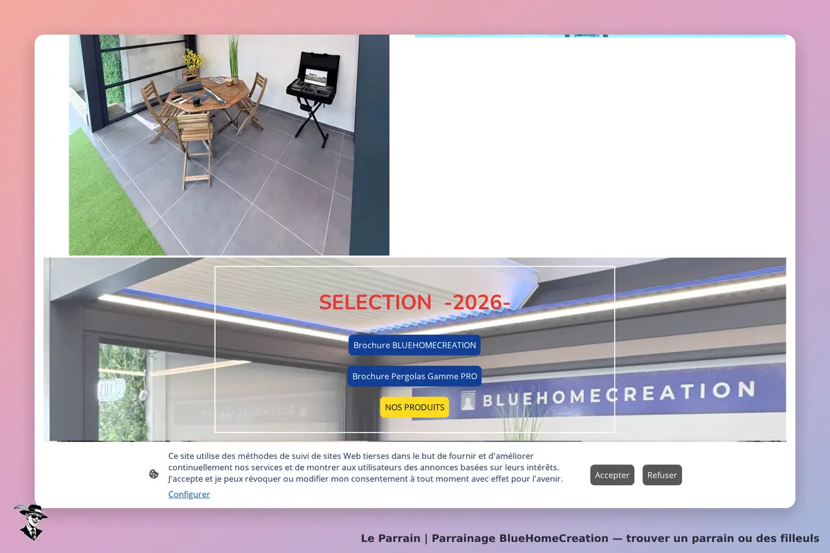 Capture d'écran de BlueHomeCreation