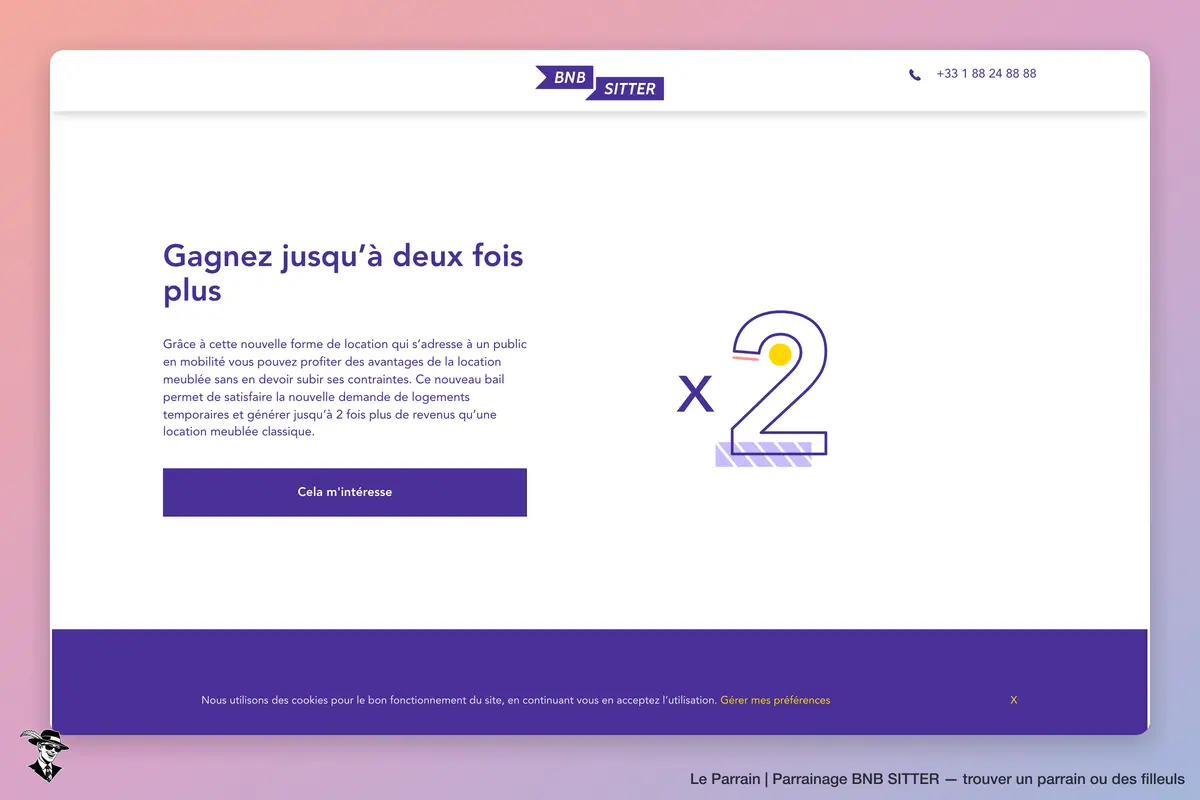 Capture d'écran de BNB SITTER