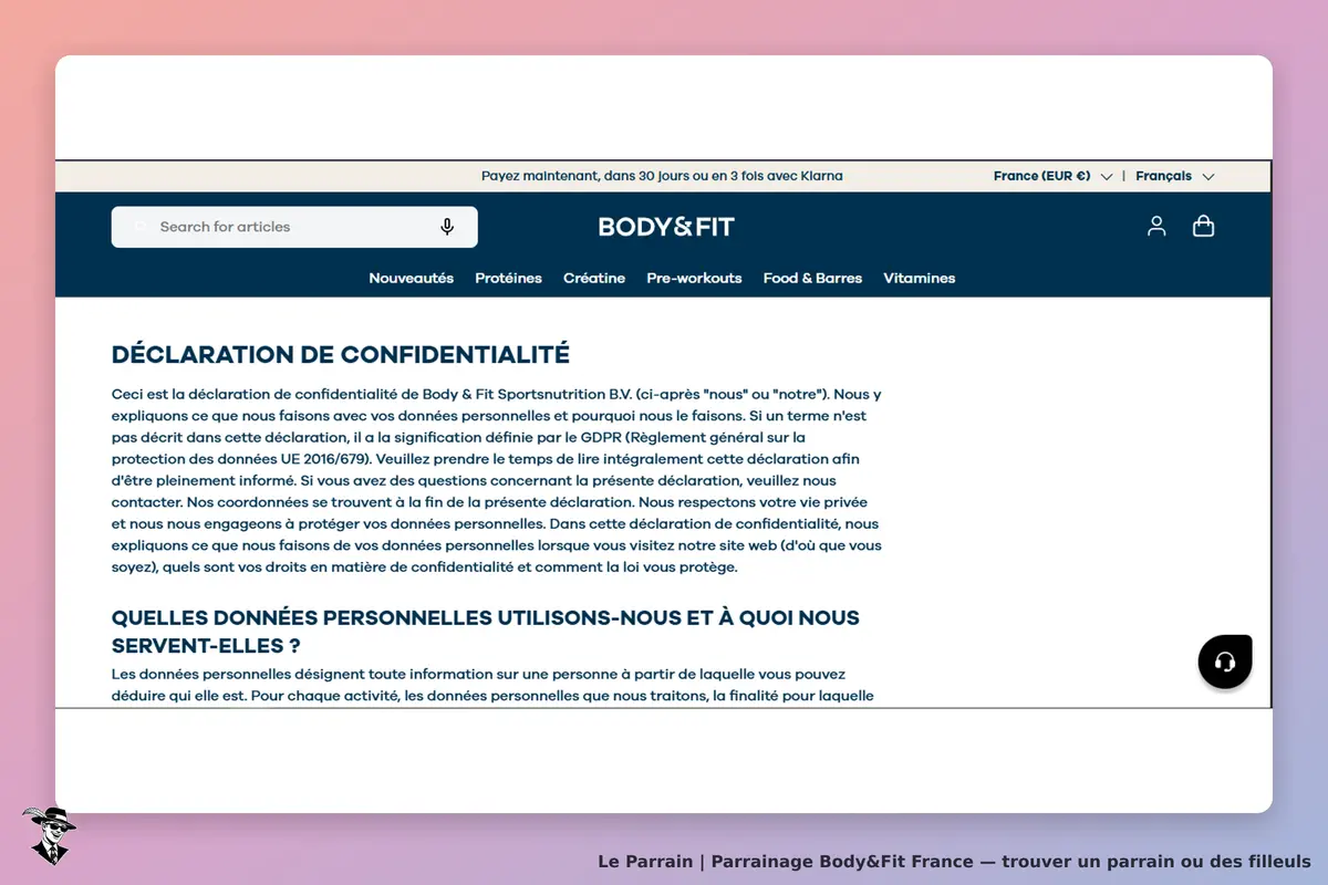 politique de confidentiel
