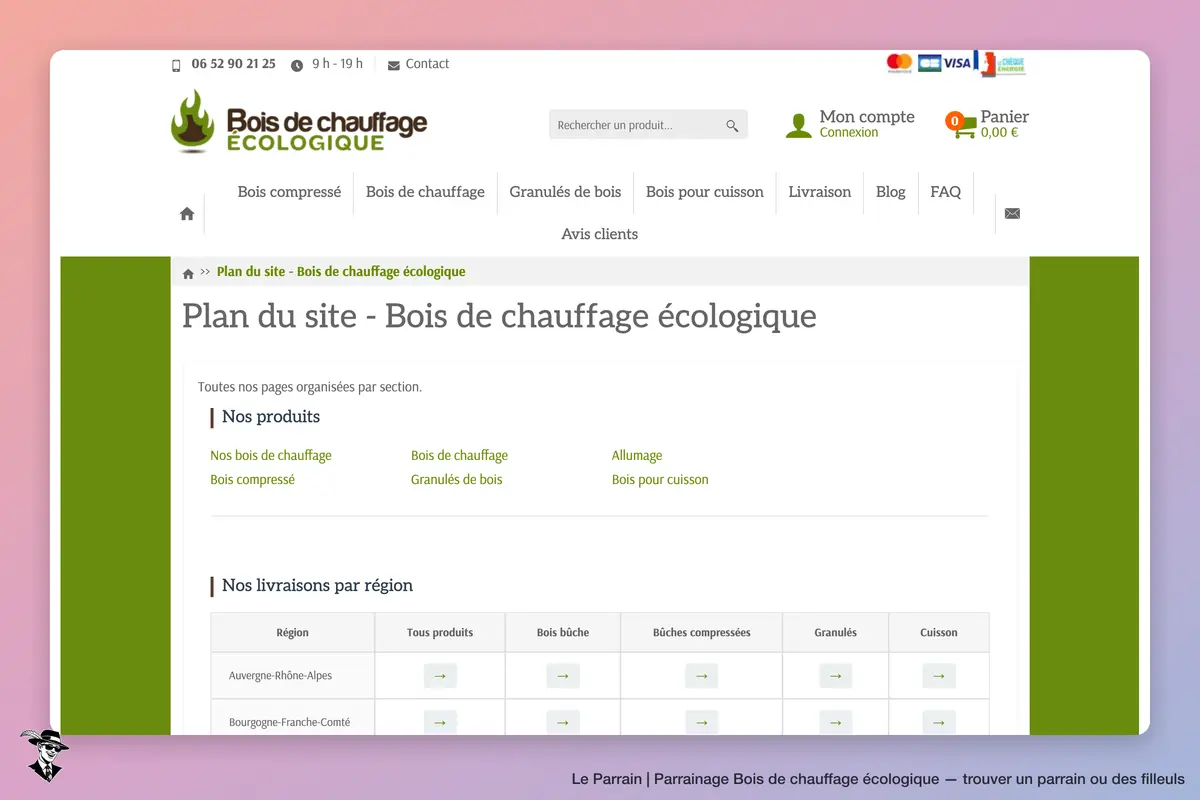 Capture d'écran de Bois de chauffage écologique