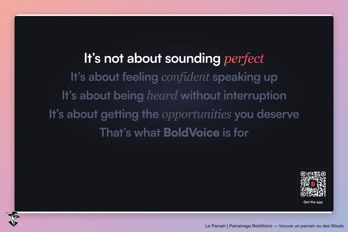 Capture d'écran de BoldVoice