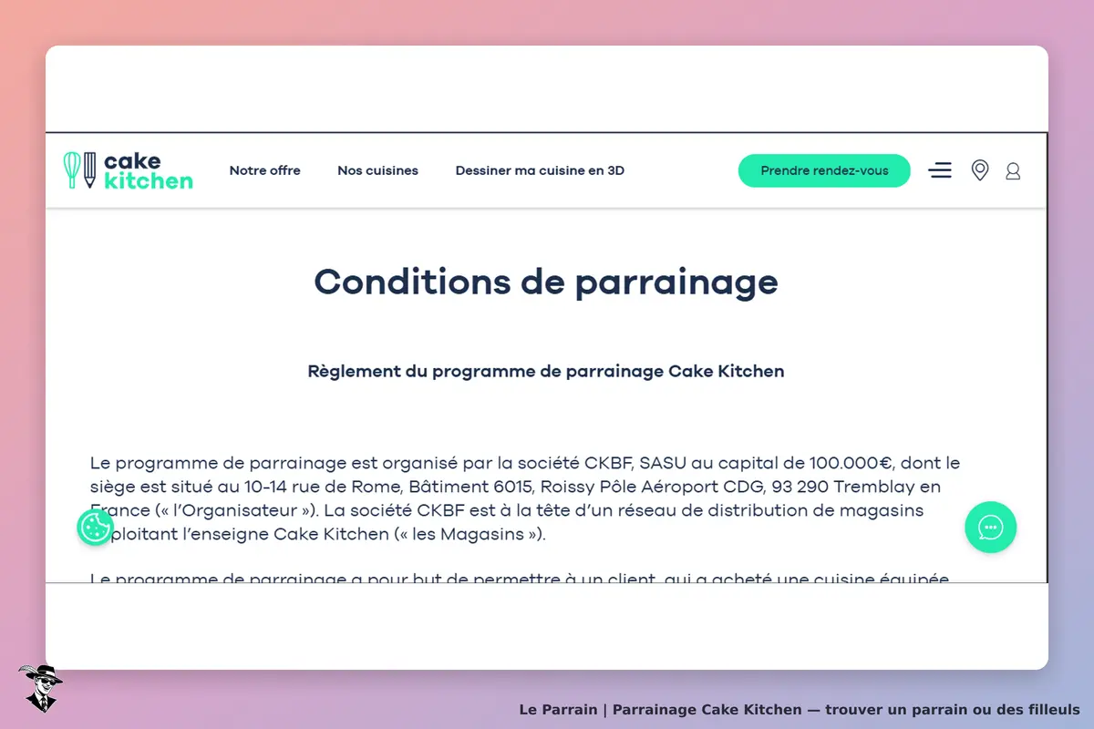 condition parrainage