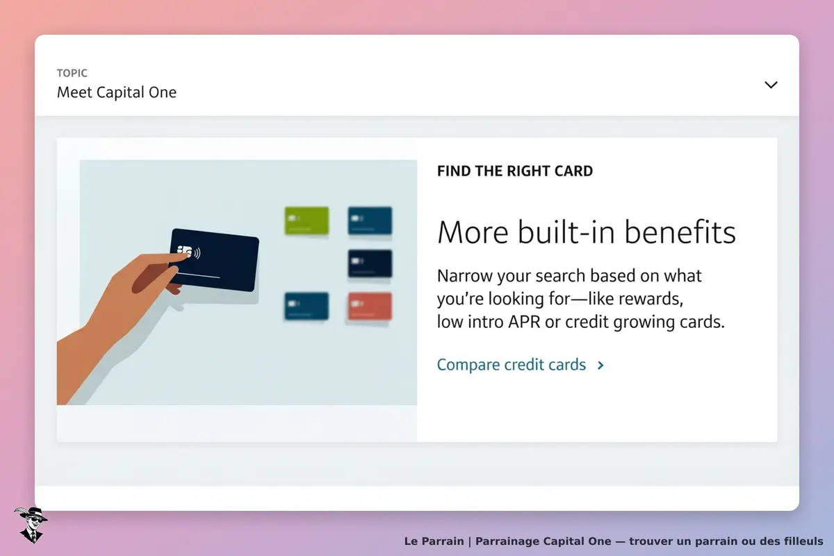 Capital One : une main tenant une carte de crédit avec d'autres cartes en arrière-plan