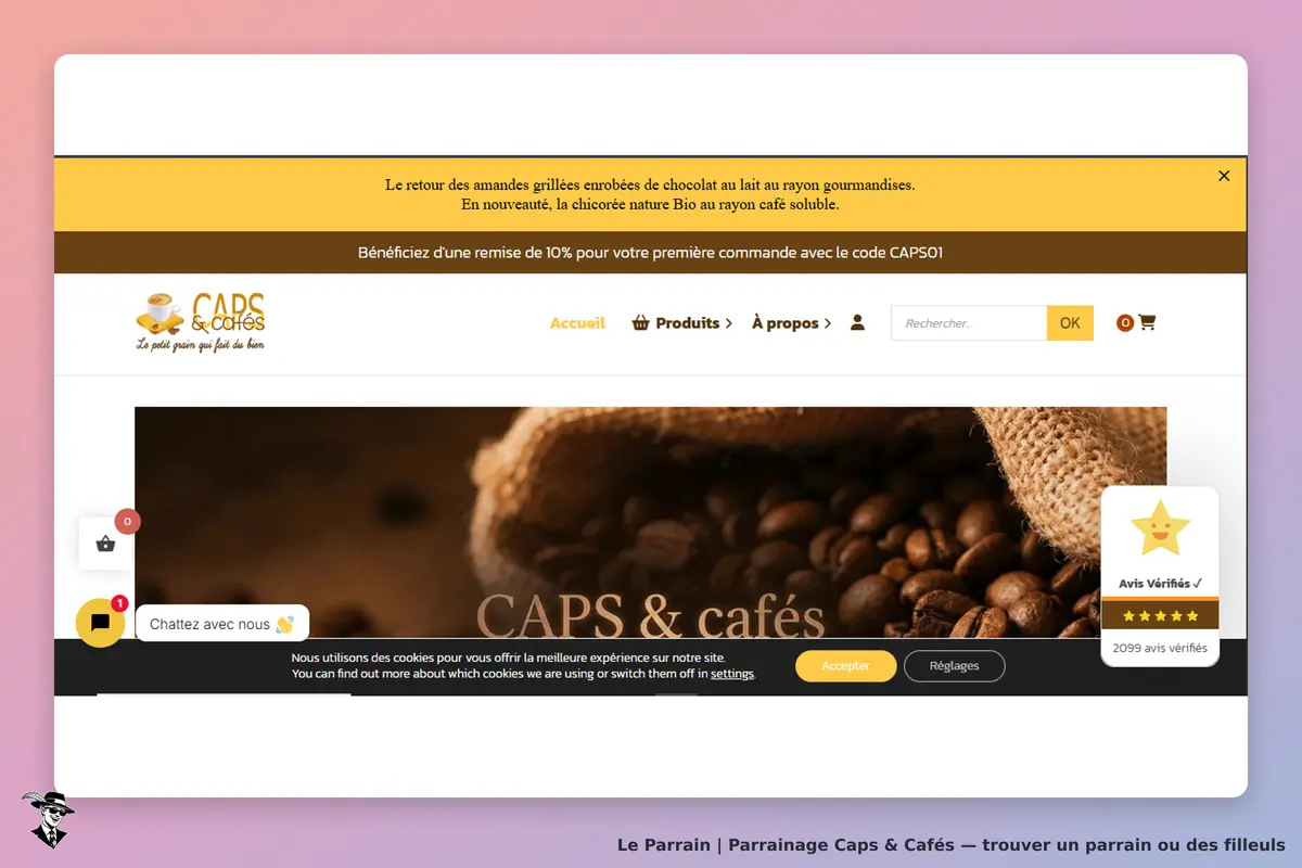 page oficiel