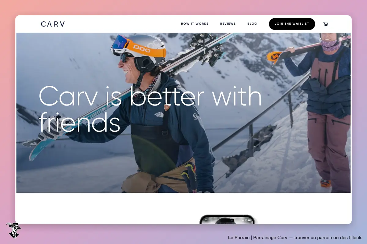 Page parrainage de Carv