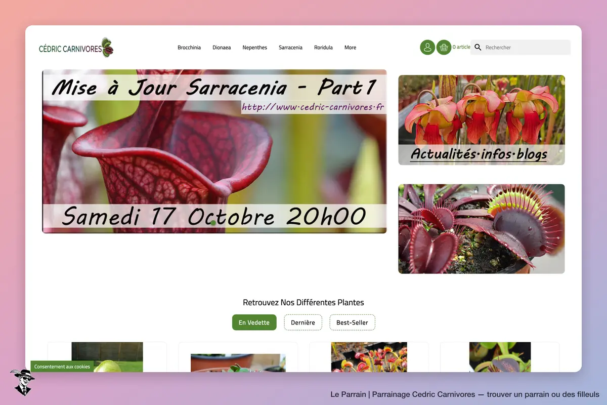 Capture d'écran de Cedric Carnivores