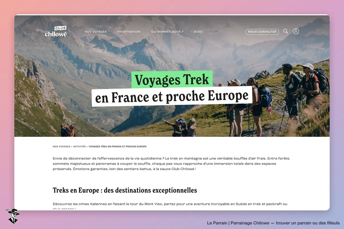 Page catégorie de Chilowe