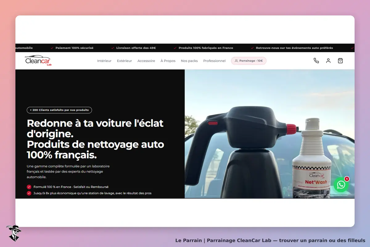 page d'accueil