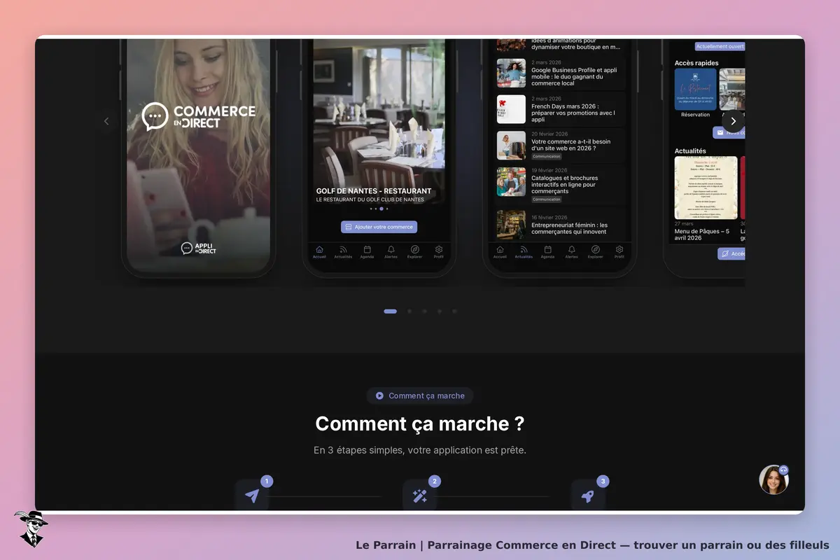Capture d'écran de Commerce en Direct